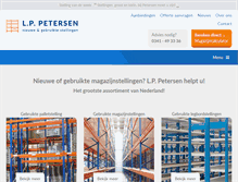 Tablet Screenshot of lppetersen.nl